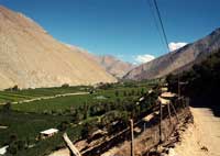 End of the valley<br>beyond Pisco Elqui